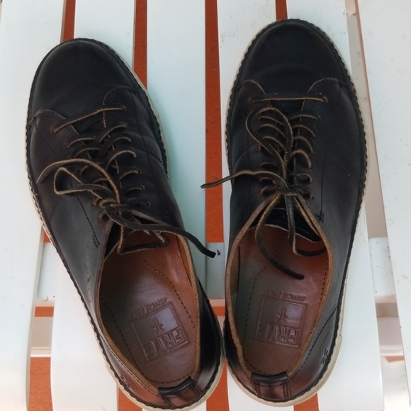 FRYE Brett Low Leather Sneakers - Picture 3 of 8